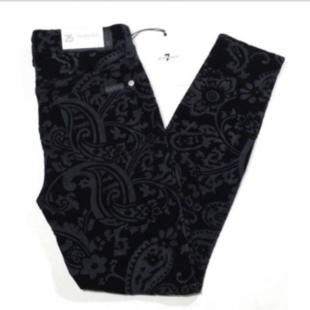 7FAM Jeans Ankle Super Skinny Velvet 0995_25E1M - Picture 4 of 9